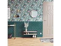 (4,5 m²) glanzend groene wandtegels w.7,5 x l.15 cm metro artens - afbeelding 1 van  5