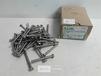 45 x zeskantbout inox m6x60mm - afbeelding 1 van  3