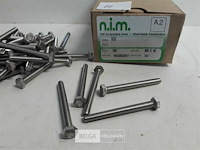 45 x zeskantbout inox m6x60mm - afbeelding 3 van  3
