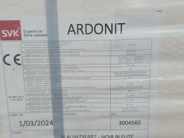 (4550x) vezelcement leien svk ardonit glad - afbeelding 5 van  5