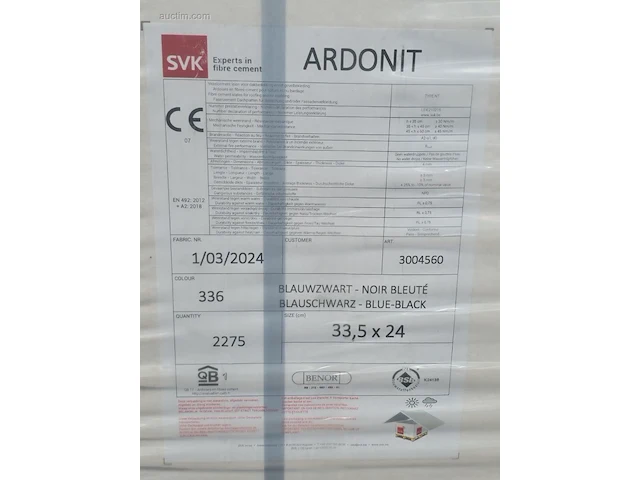 (4550x) vezelcement leien svk ardonit glad - afbeelding 4 van  5