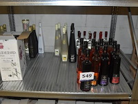 45x fles diverse likeuren en eaux-de-vie, wo. joseph cartron, mielo, petit pekêt, liqueur de poire williams, mette - afbeelding 1 van  5