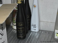 45x fles diverse likeuren en eaux-de-vie, wo. joseph cartron, mielo, petit pekêt, liqueur de poire williams, mette - afbeelding 4 van  5