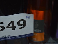 45x fles diverse likeuren en eaux-de-vie, wo. joseph cartron, mielo, petit pekêt, liqueur de poire williams, mette - afbeelding 5 van  5