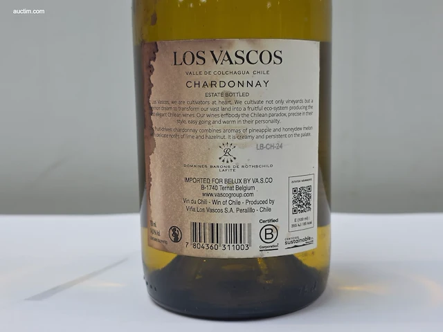 (45x) fles(sen) los vascos valle de colchagua 75 - afbeelding 5 van  9