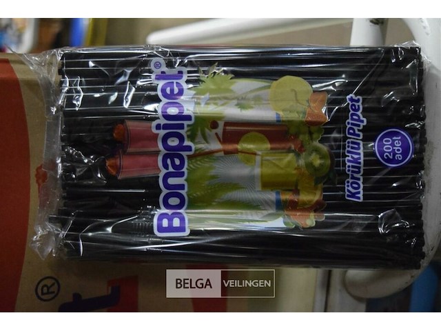 ±45x100st plastieken rietjes - afbeelding 3 van  3