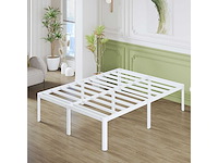 46 cm hoog 180 x 200 super kingsize bedframe met afgeronde hoeken - afbeelding 4 van  5