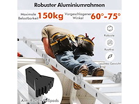 4,6 m multifunctionele ladder met een veilig vergrendelingssysteem en antislipvoeten - afbeelding 2 van  7