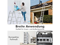 4,6 m multifunctionele ladder met een veilig vergrendelingssysteem en antislipvoeten - afbeelding 4 van  7