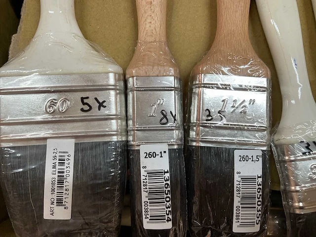46 x verfborstels - afbeelding 3 van  6