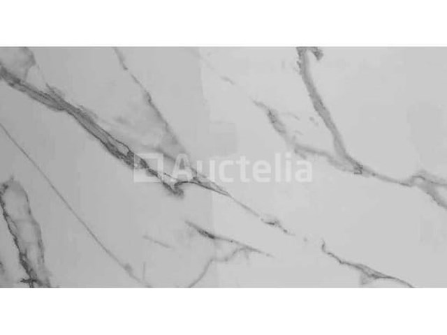 46m² carrara gepolijst gerectificeerd, marmeren effect, vloer en muur, nieuw verpakt - afbeelding 1 van  1