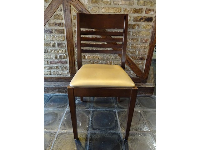 46x houten stoel euro chair - afbeelding 3 van  6