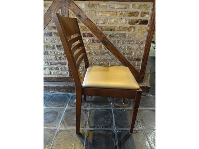 46x houten stoel euro chair - afbeelding 4 van  6