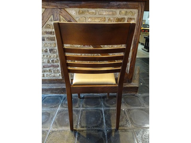 46x houten stoel euro chair - afbeelding 5 van  6