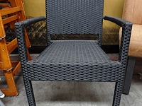 46x wicker stoel gunaco - afbeelding 2 van  4
