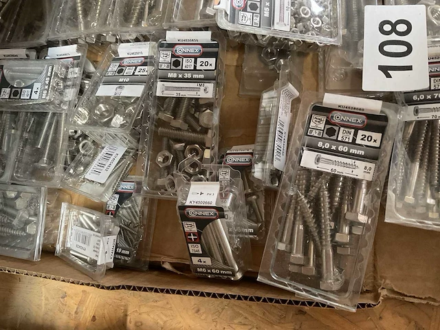 47 dozen inox bevestigingen - afbeelding 9 van  13