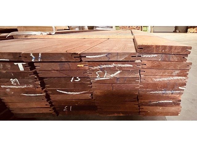 47m² massaranduba terrasplank model hardwoodclip lengte 4000-5500-5700mm - afbeelding 4 van  5