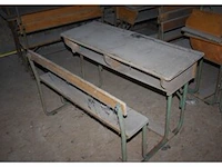 48 dubbele vintage lessenaars