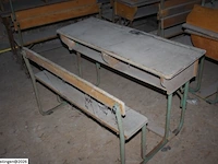 48 dubbele vintage lessenaars - afbeelding 2 van  8