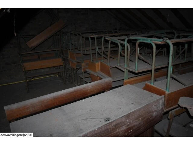 48 dubbele vintage lessenaars - afbeelding 4 van  8