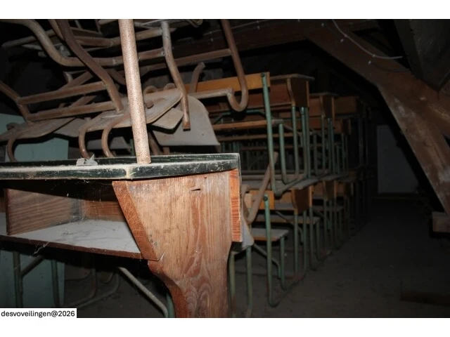 48 dubbele vintage lessenaars - afbeelding 5 van  8