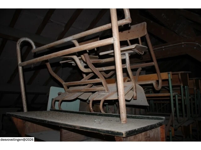 48 dubbele vintage lessenaars - afbeelding 6 van  8