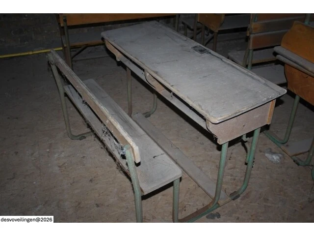 48 dubbele vintage lessenaars - afbeelding 7 van  8