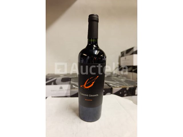 48 flessen rode wijn 75 cl - argentinië carmine granata bonarda 2017 - afbeelding 2 van  4