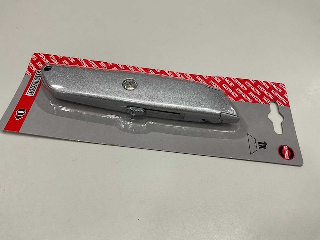 48 x aluminium hobbymes; uitschuifbaar; inclusief mes - afbeelding 1 van  1