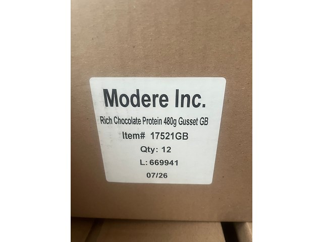 480x chocolate protein 480g - modere - afbeelding 3 van  5