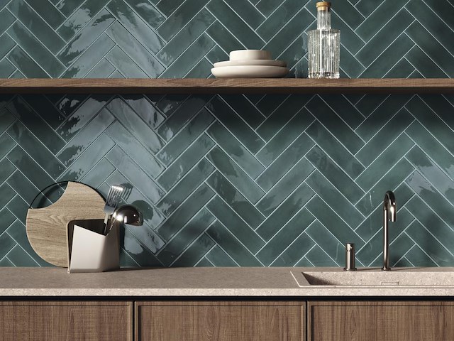 48m2 coral emerald glossy 7.5x30cm - afbeelding 1 van  4