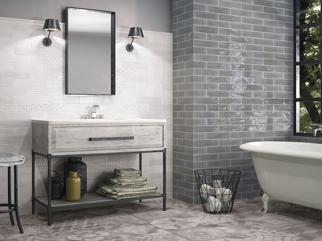 48m2 coral grey glossy 7.5x30cm - afbeelding 5 van  6