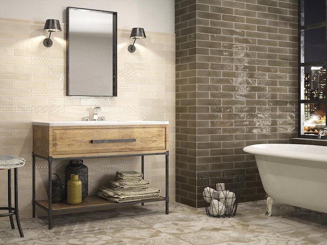 48m2 coral ivory glossy 7.5x30cm - afbeelding 3 van  5