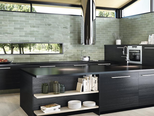 48m2 coral turquoise glossy 7.5x30cm - afbeelding 1 van  4