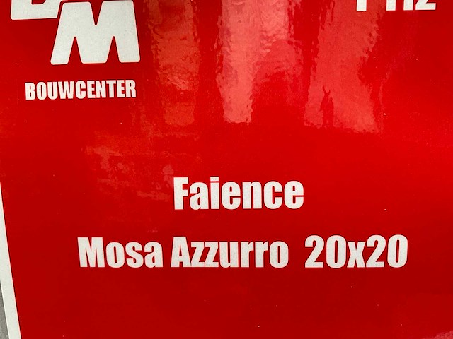 48m2 mosa azzurro wandtegel (20x20) - afbeelding 2 van  4