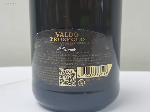 (48x) fles(sen) prosecco valdo millesimato 75 - afbeelding 4 van  6