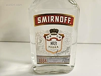 (48x) fles(sen) smirnoff wodka - afbeelding 2 van  3