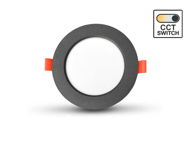 4.9w cct 3 kleur inbouwspot waterdicht (50x) - afbeelding 1 van  5