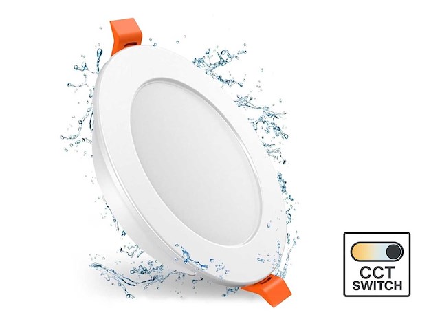 4.9w cct 3 kleur inbouwspot watredicht(50x) - afbeelding 4 van  5