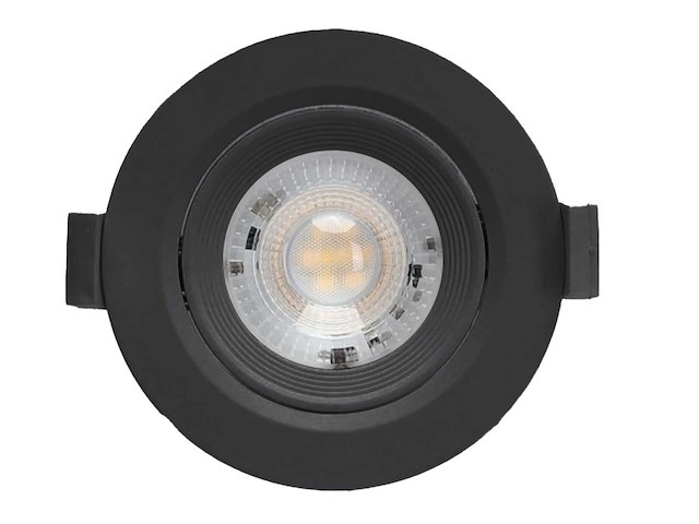 4.9w led inbouwspot 3000k met lens (100x) - afbeelding 4 van  6