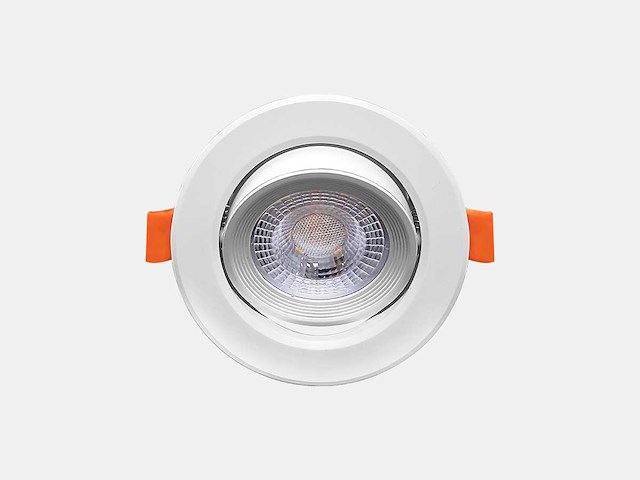 4.9w led inbouwspot 3000k met lens (100x) - afbeelding 2 van  6