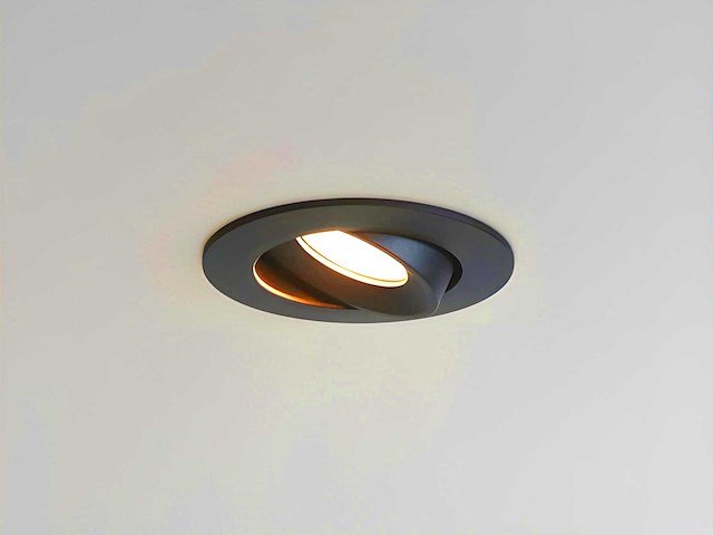 4.9w led inbouwspot 3000k met lens (200x) - afbeelding 4 van  7