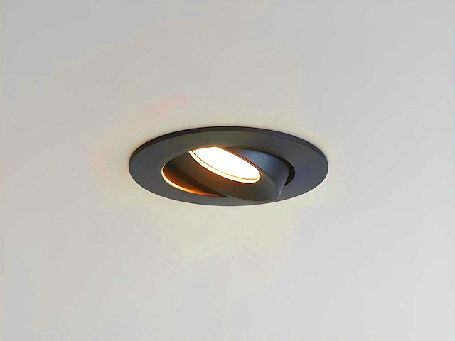 4.9w led inbouwspot 3000k met lens (500x) - afbeelding 2 van  3