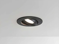 4.9w smd led inbouwspot 4000k zwart met lens(100x)