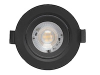 4.9w smd led inbouwspot 6000k zwart met lens(100x) - afbeelding 4 van  7