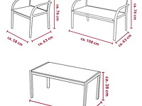 4delige lounge set-enkel afhaling - afbeelding 2 van  5