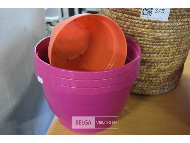 4div bloempotten - afbeelding 2 van  2