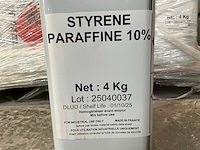 4kg styrene paraffine 10% (23x) - afbeelding 3 van  3