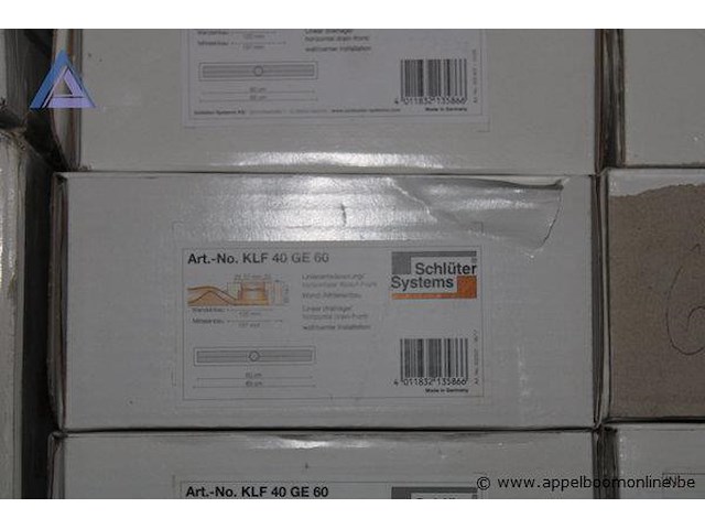 4x - schlüter afvoersysteem - afbeelding 2 van  2