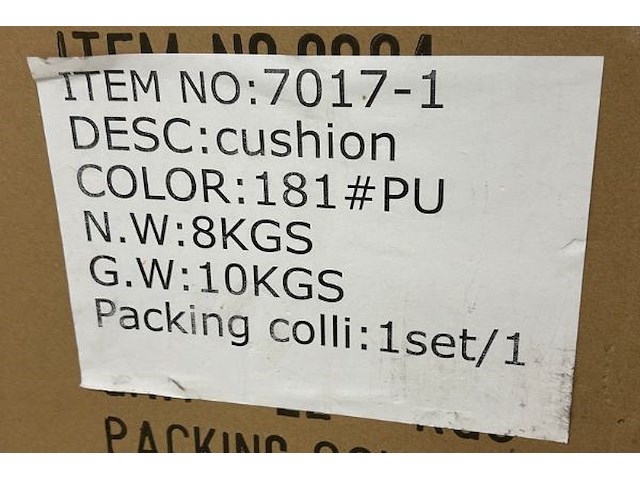 4x 1-zit zetelkussen - afbeelding 4 van  5